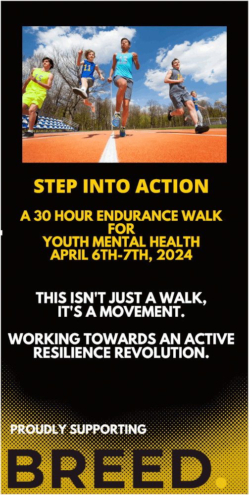 Craig Oliver – Step into Action, An Endurance Walk for Youth Mental Health